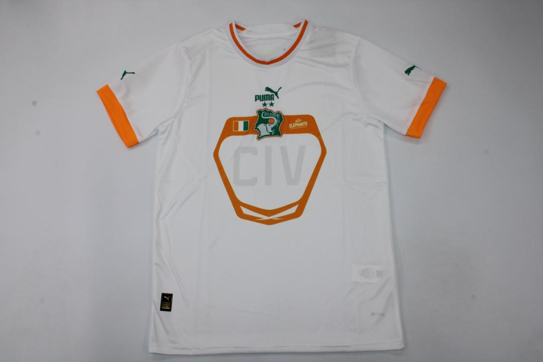 AAA Quality Cote d'Ivoire 2022 World Cup Away White Jersey